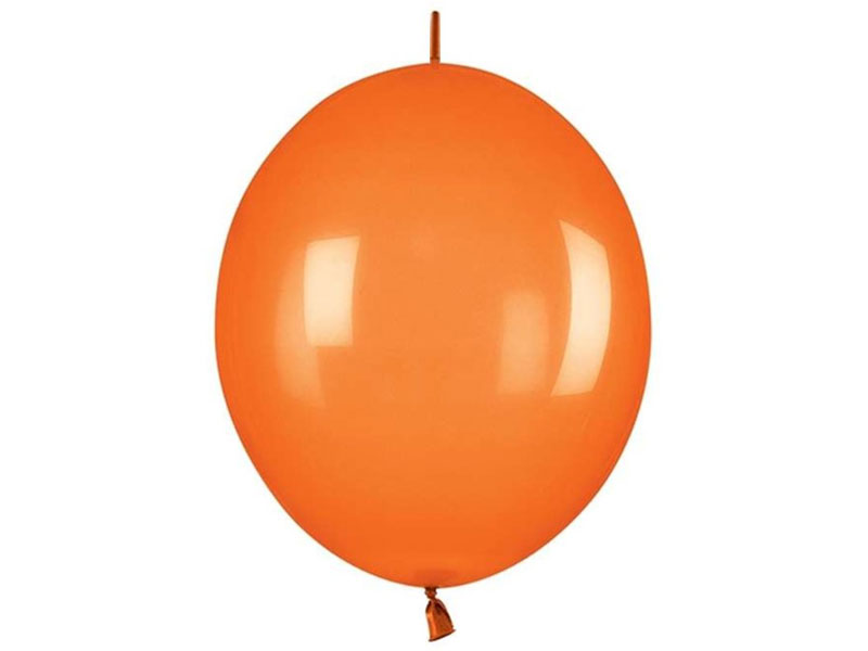 Kettenluftballon orange Linkballon