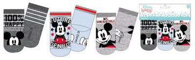 Disney Mickey  Baby-Socken 0/6 Monate