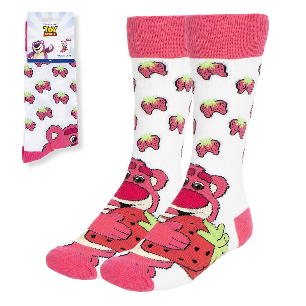 Disney Toy Story Lotso Strawberry Erwachsenen Kniestrümpfe 36/43