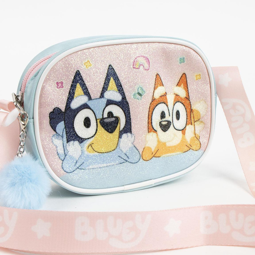 Bluey Besties glitzer Umhängetasche, Schultertasche