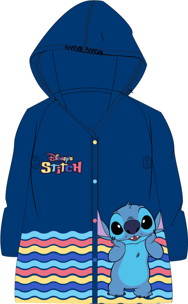 Disney Lilo und Stitch Wave Regenmantel 5 - 6 Jahre / 110 - 116 cm
