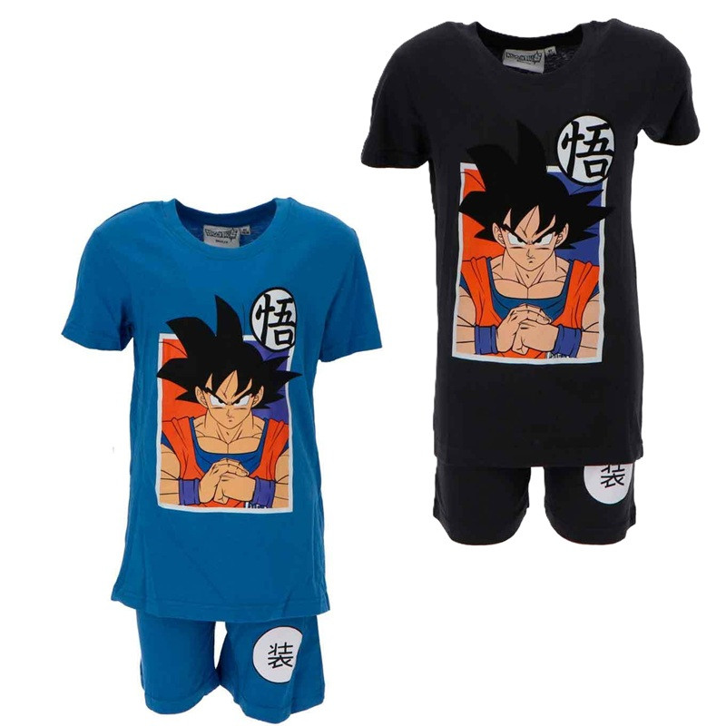 Dragon Ball Saiyan kurze Kinderpyjamas 6-12 Jahre