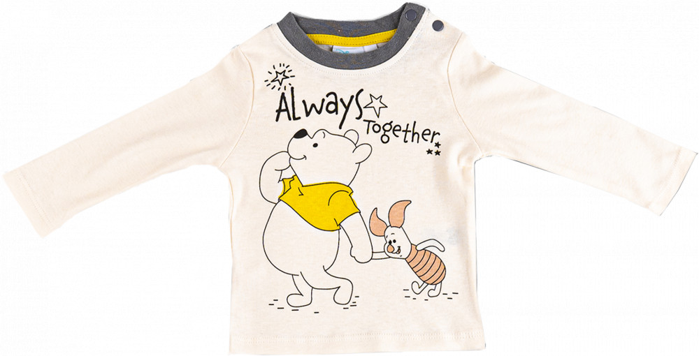 Disney Winnie Puuh Baby-Shirt, Oberteil Set 2-tlg., 62-92 cm