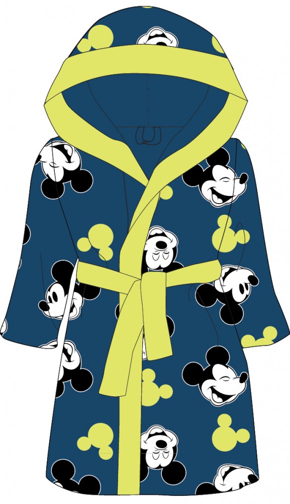 Disney Mickey  Kinder Bademantel 92-128 cm