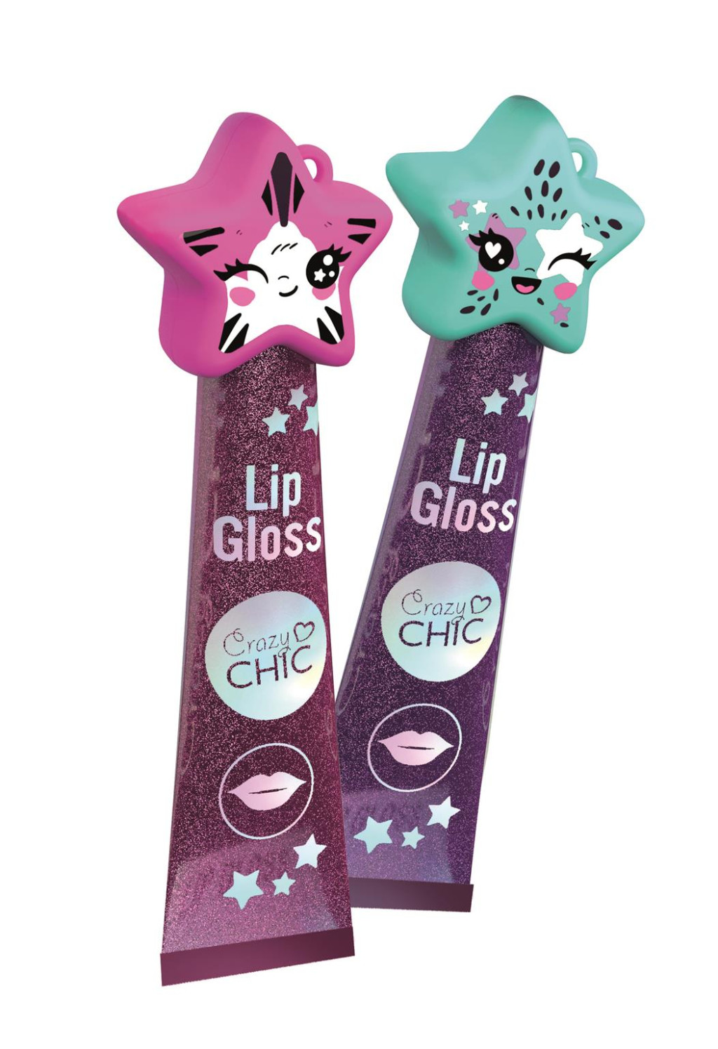 Crazy Chic Pink Star Lipgloss Clementoni