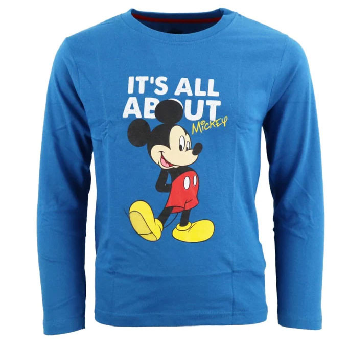 Disney Mickey  All About Kinder Langarmshirt 98-128 cm