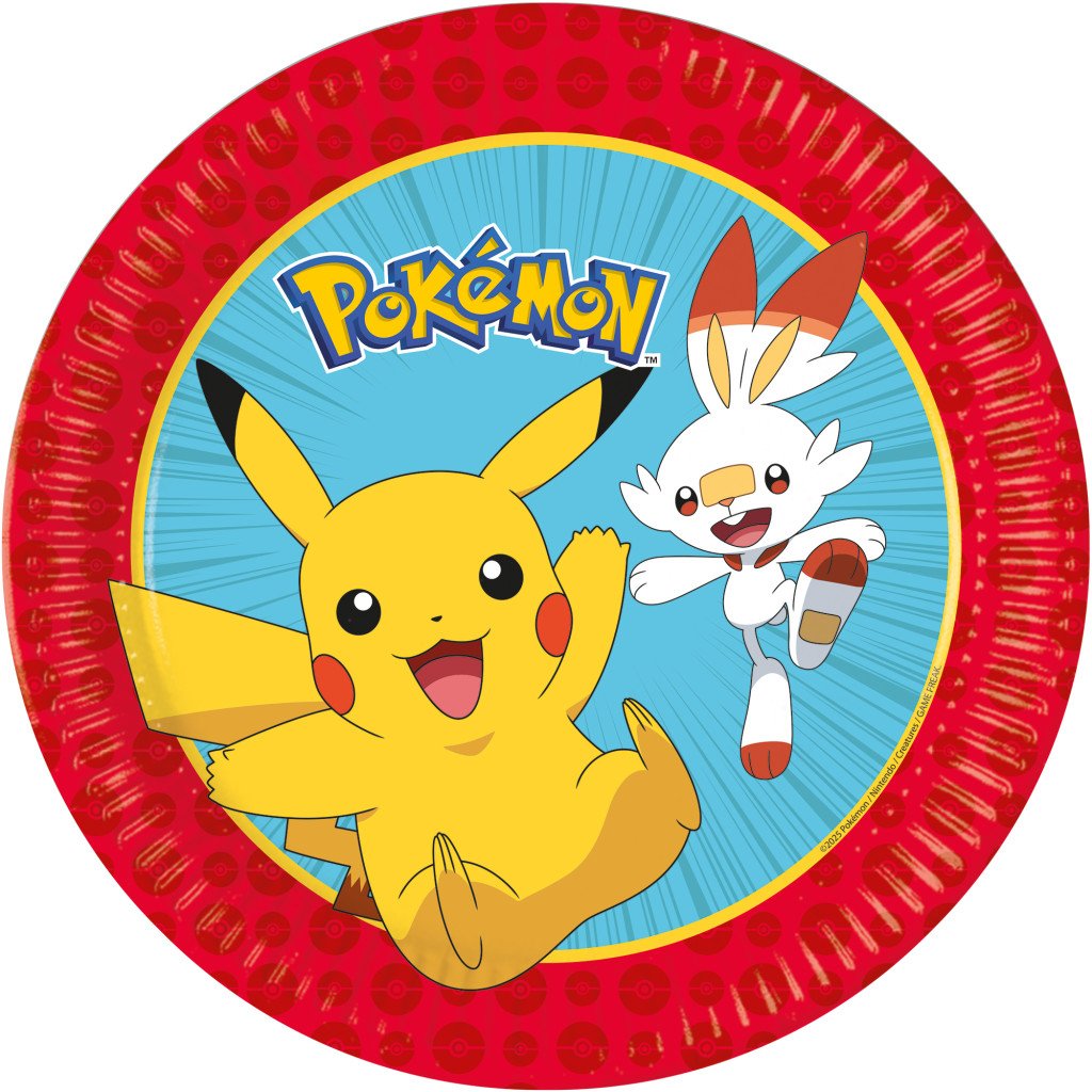 Pokémon Next Generation Pappteller 8 Stück 23 cm FSC