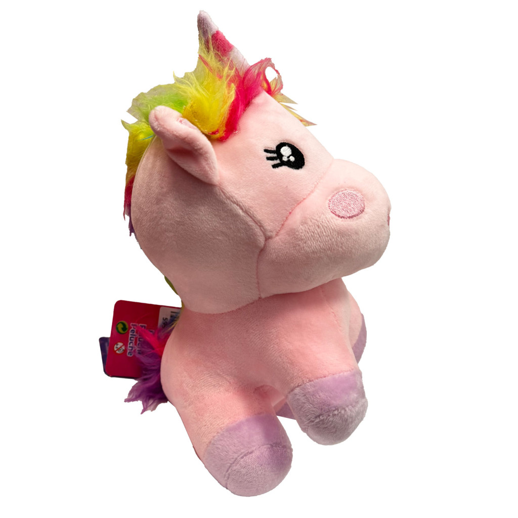 Einhorn Pink Plüschfigur 16 cm