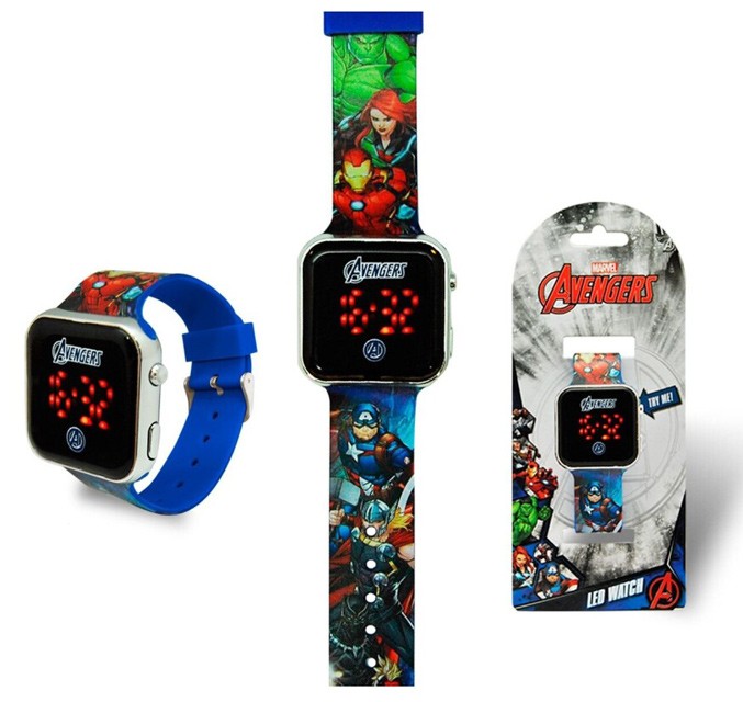 Avengers Team Spirit digitale LED-Uhr