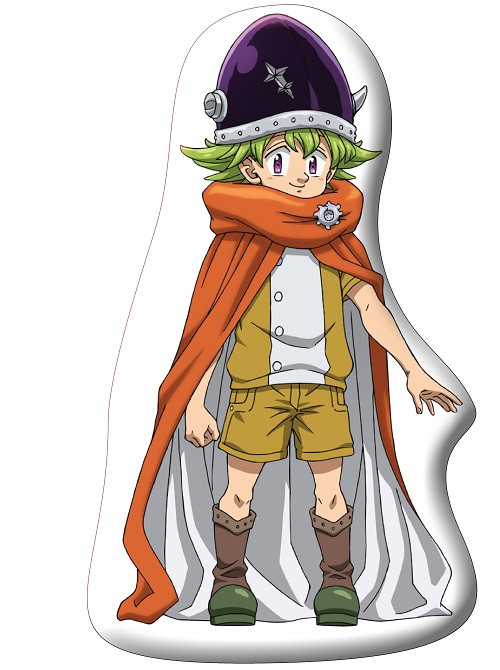 Anime Percival Die sieben Todsünden Formkissen, Dekokissen 40x25 cm Velours