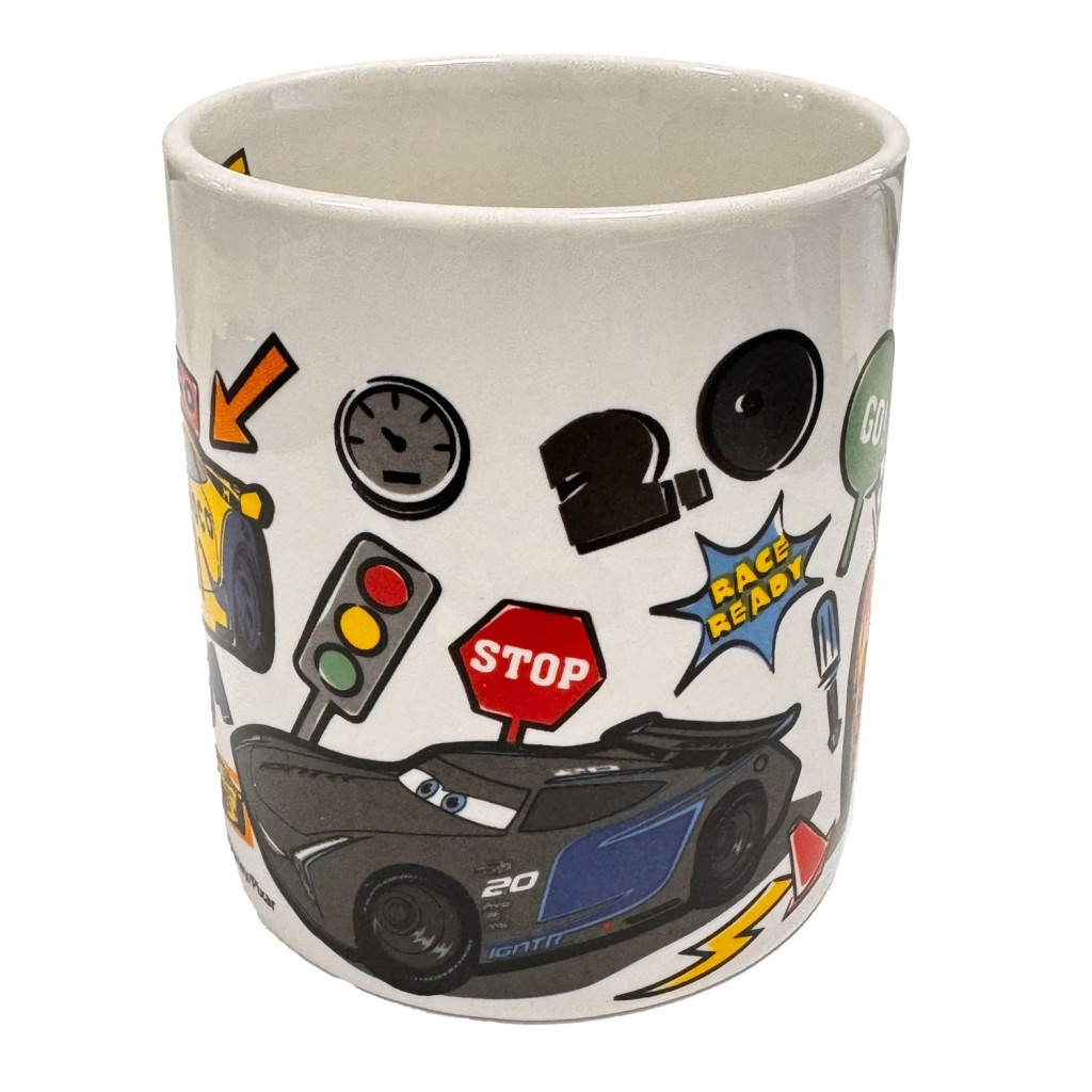 Disney Cars Stickers Porzellanbecher 235 ml (8 oz) im Geschenkkarton
