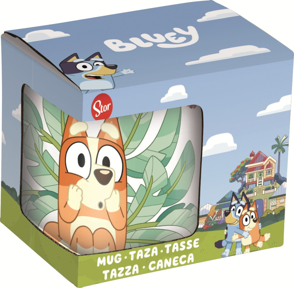 Bluey Leaves porzellan tasse 235 ml (8 oz) Geschenkbox