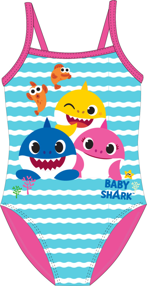 Baby Shark Familie Kinder Badeanzug, Schwimmen 92-110 cm