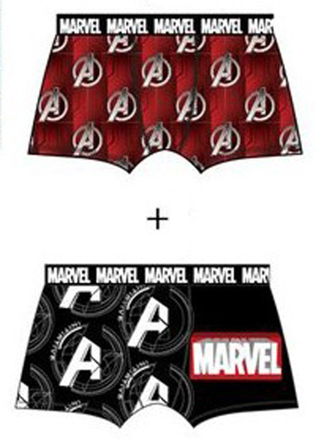 Avengers Herren Boxershorts 2 Stück/Paket L