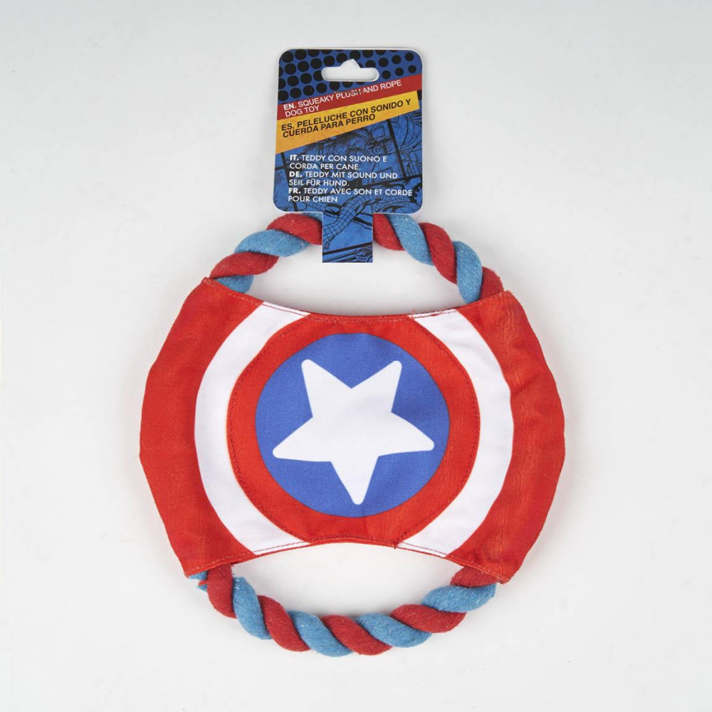 Avengers quietschendes Frisbee und Seil Hundespielzeug