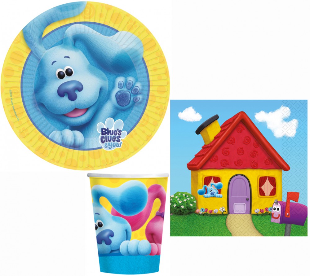 Blues Clues & You Fun Party-Set mit 32 Teilen und 23 cm großen Tellern