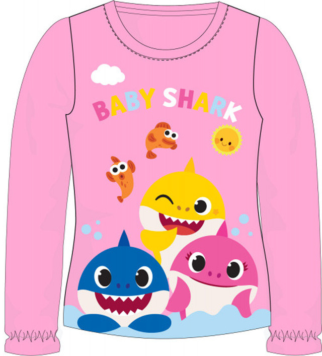 Baby Shark Kinder Langarmshirt 98 cm