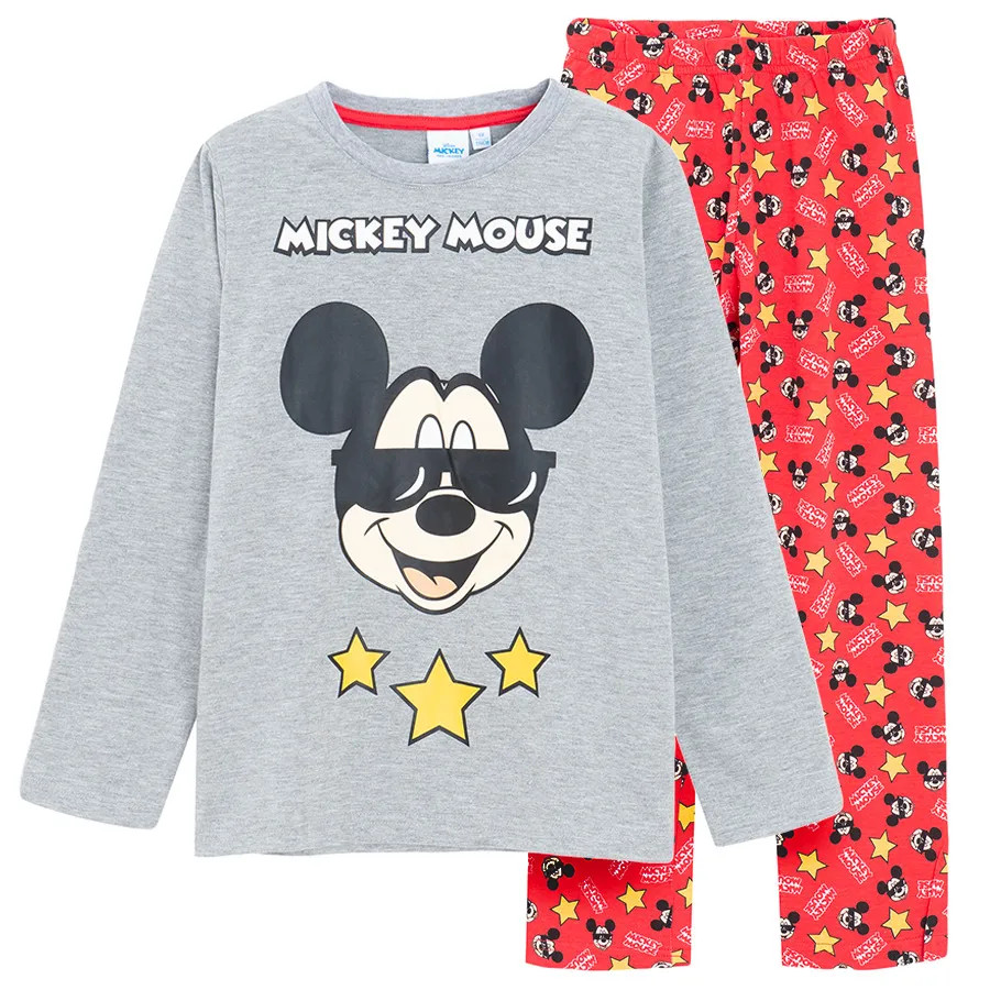 Disney Mickey  Star Kinder langer Schlafanzug 3-8 Jahre