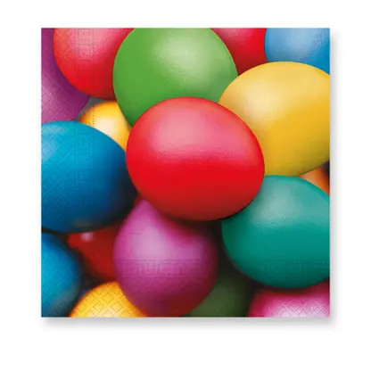 Ostern Colorful Eggs Serviette 20 Stk 33x33 cm