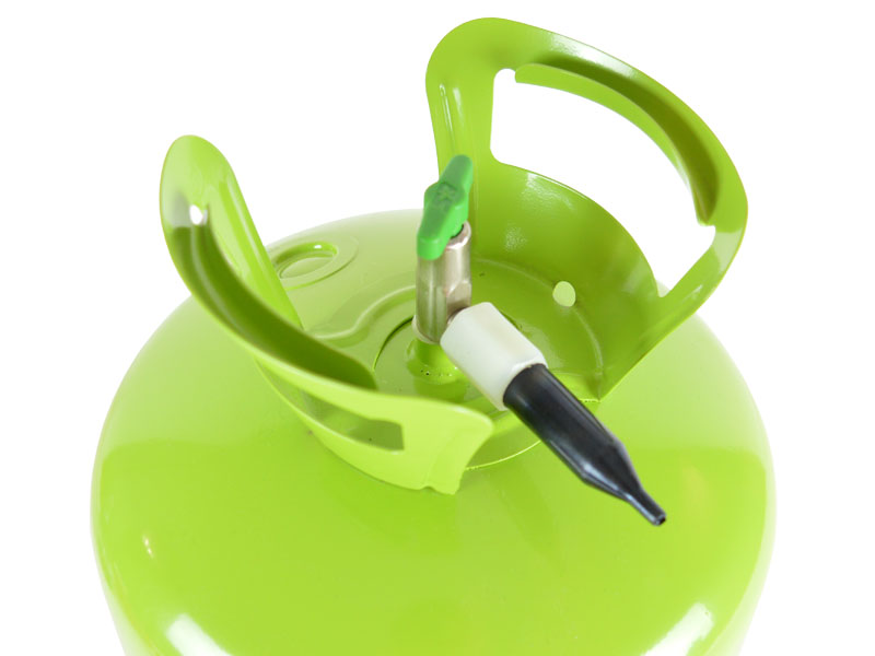 Füllventil der großen Helium Flasche