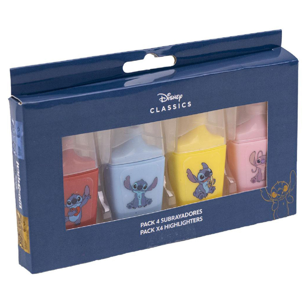 Disney Lilo und Stitch Moods Mini-Textmarker-Set 4-teilig
