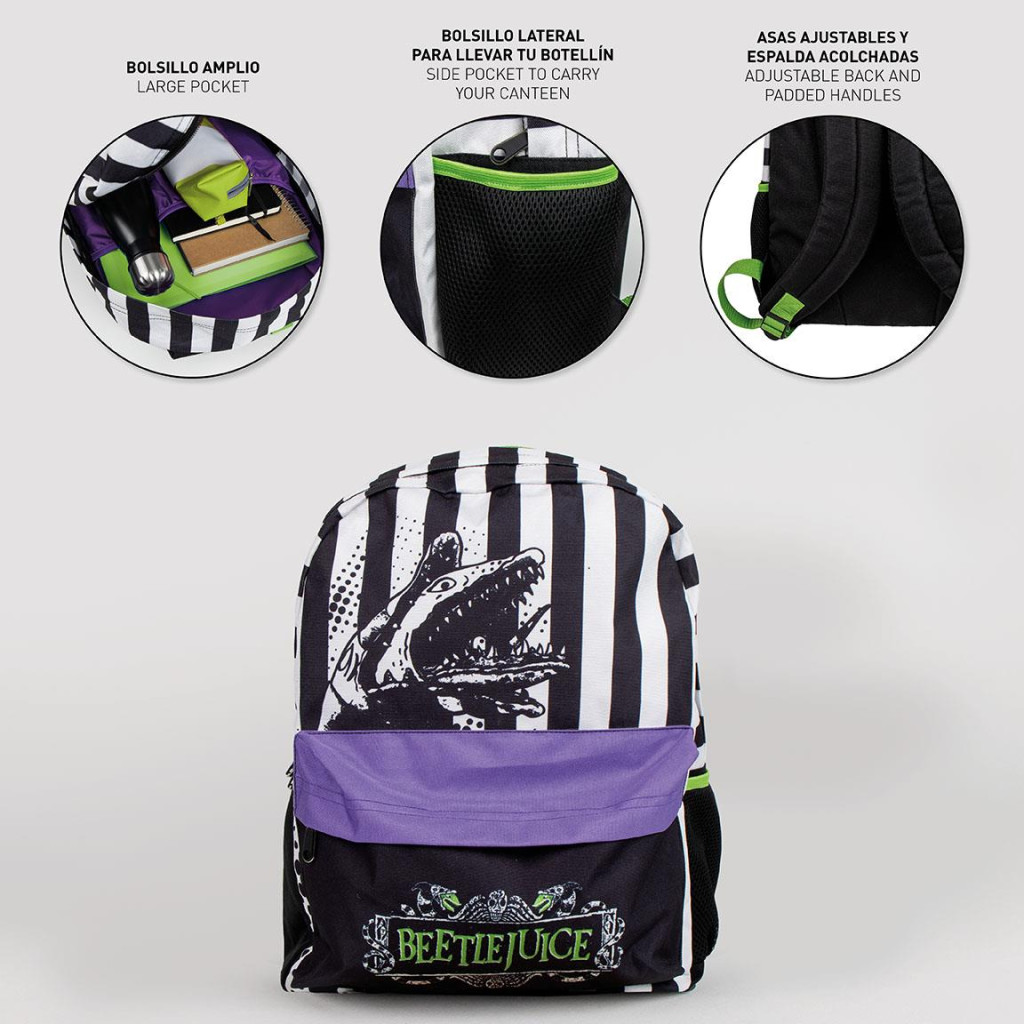 Beetlejuice Schultasche, Tasche 42 cm