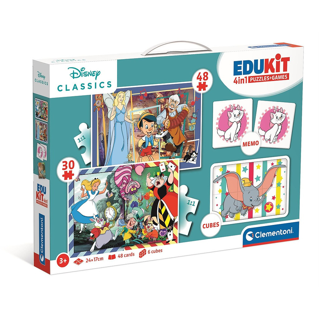 Disney Classics Magical 4-in-1 Spielesammlung Clementoni