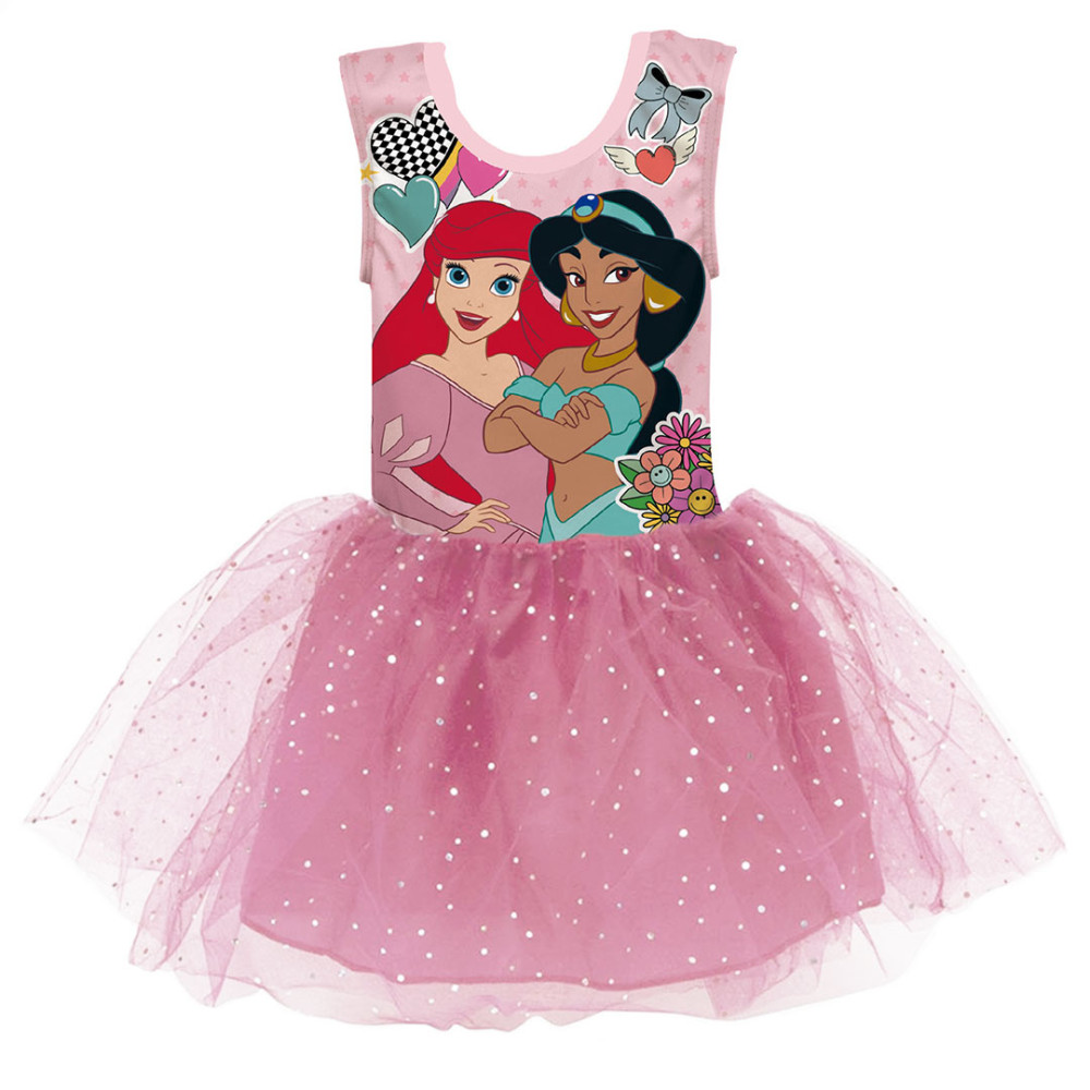 Disney Prinzessin Flower Kinder Tüll Ballettkleid 2-6 Jahre
