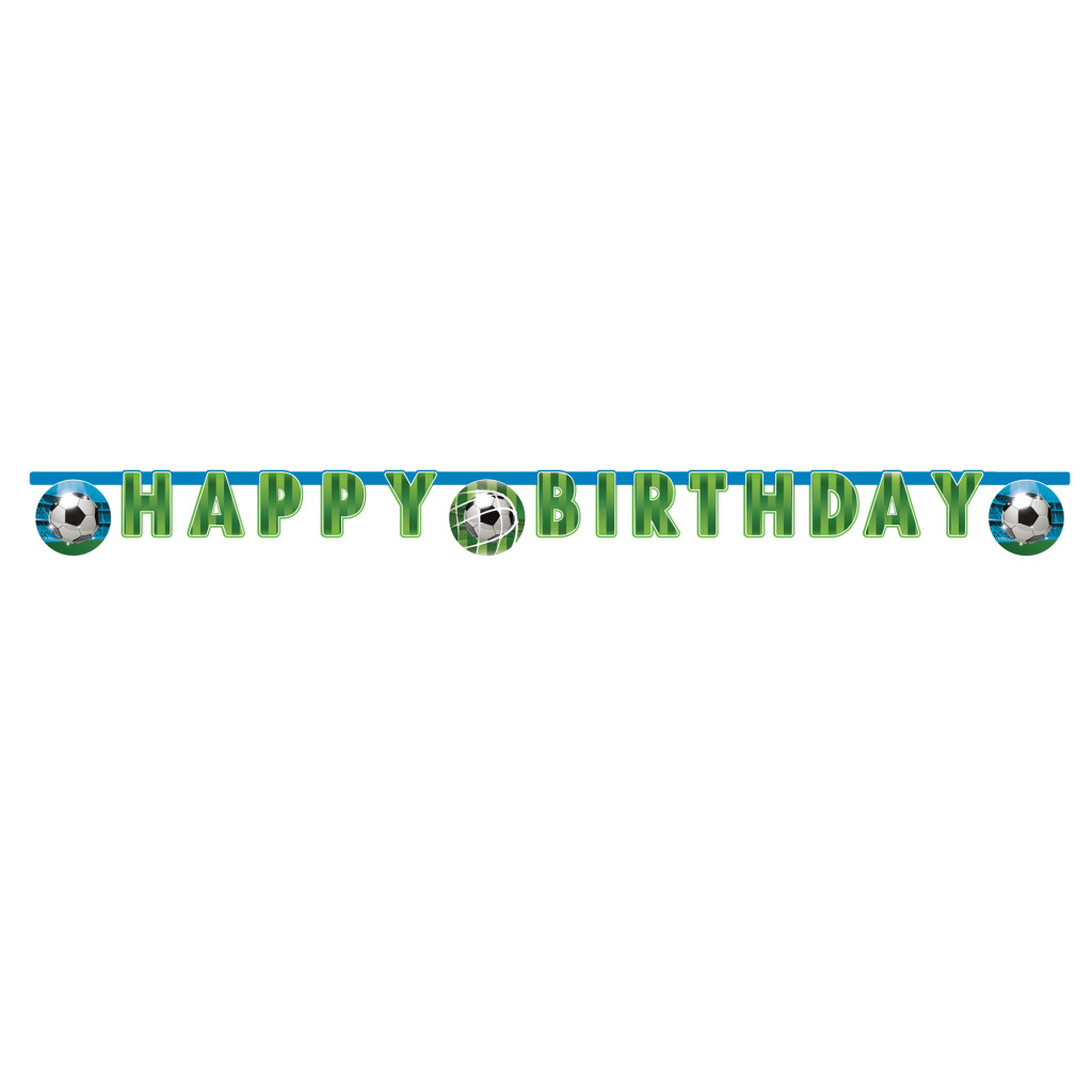 Fußball Soccer Fans Happy Birthday Schriftzug FSC 2 m