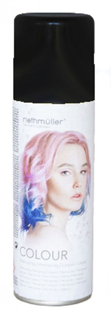 Farbe Black Haarspray, Schwarzes Haarspray 100 ml