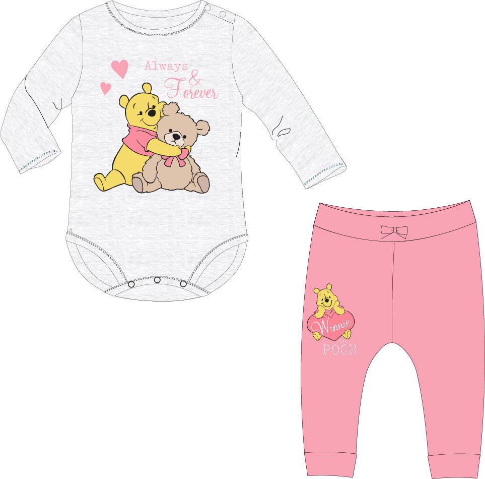 Disney Winnie Puuh Baby-Body + Hose Set 62-92 cm