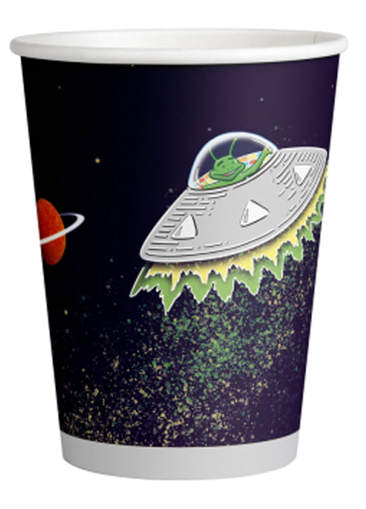 Platz Space Pappbecher 8 Stück 250 ml