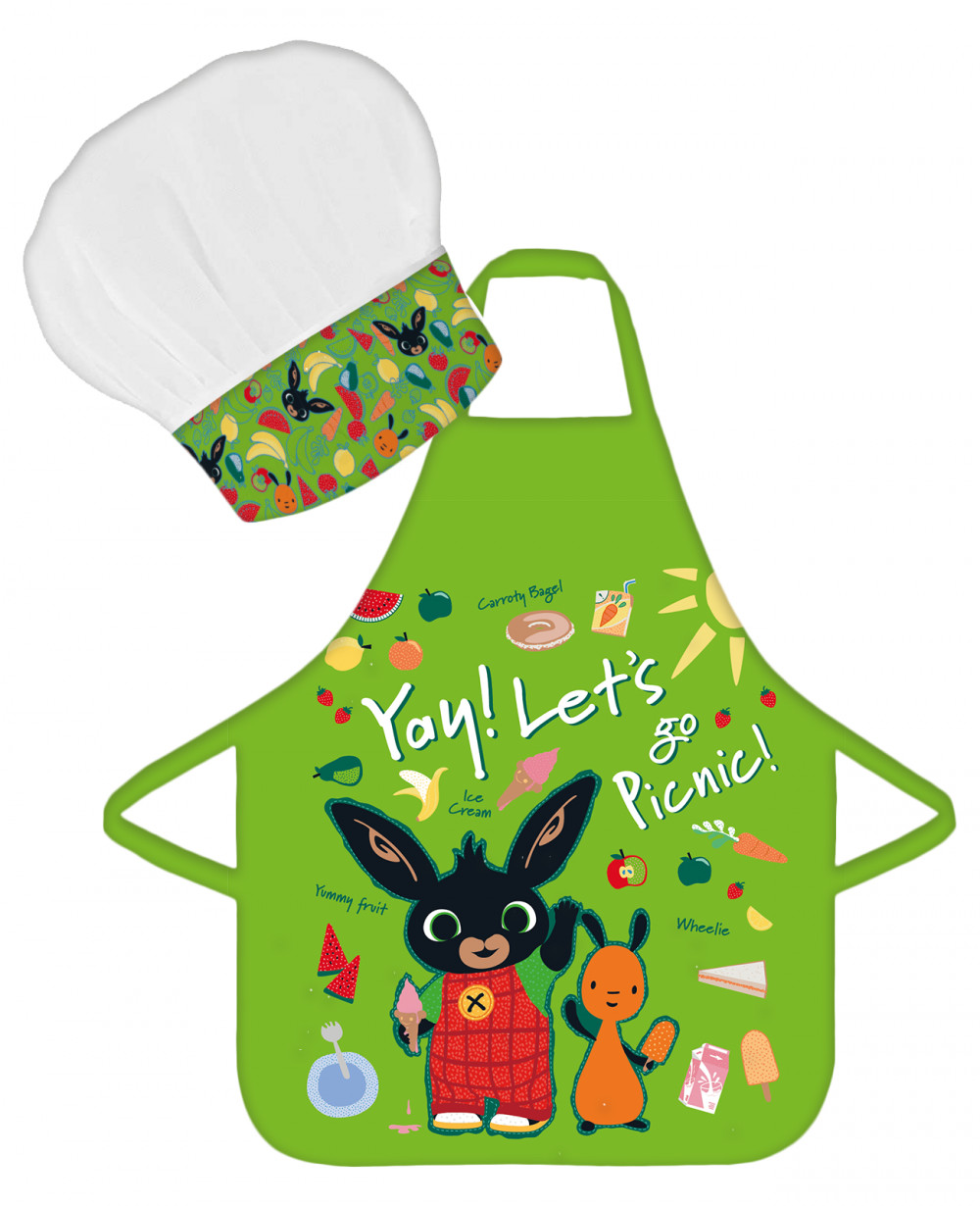 Bing Picnic Kinder Schürze 2-teiliges Set