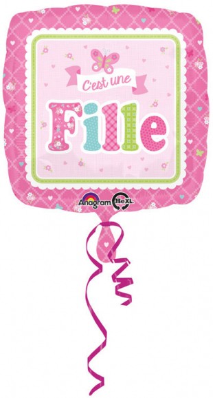 Willkommen Baby Folienballon 43 cm