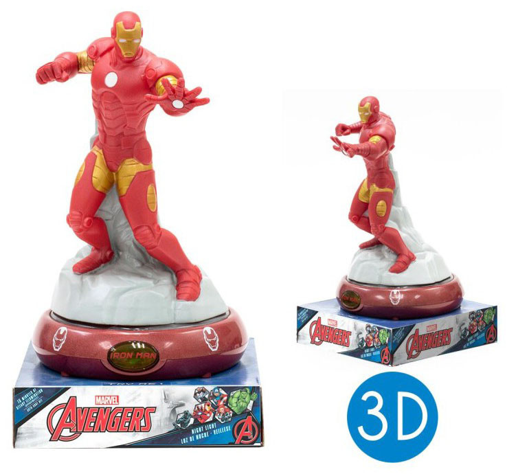 Avengers Nachtlampe, Nachtlicht LED 3D