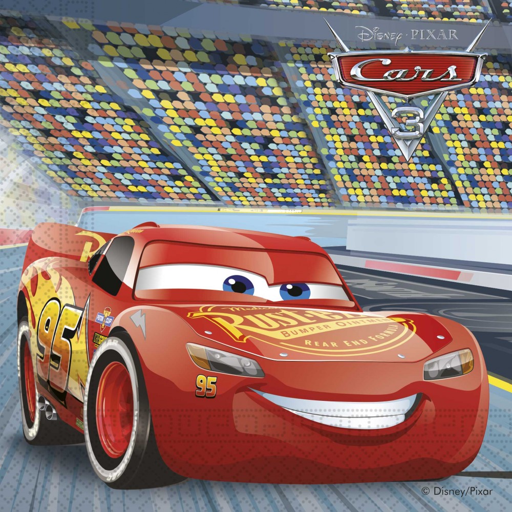 Disney Cars Arena Race Serviette 20 Stk 33x33 cm
