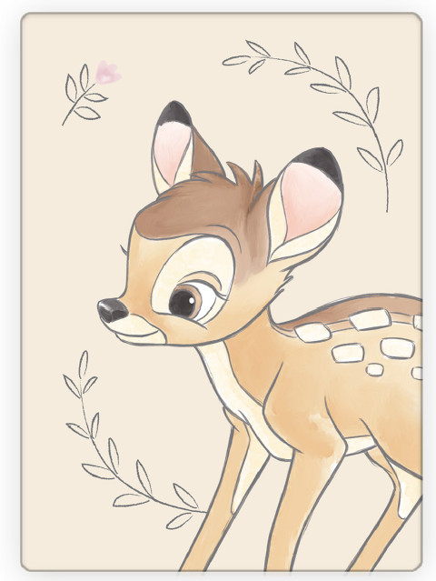 Disney Bambi Fleece-Decke 100x140cm