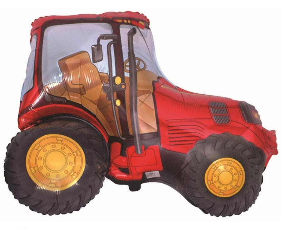 Traktor Red Folienballon 94 cm