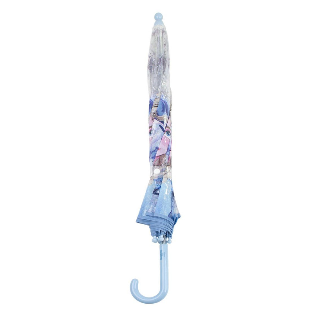 Disney Eiskönigin Ice Queen Kinder transparenter Regenschirm Ø71 cm