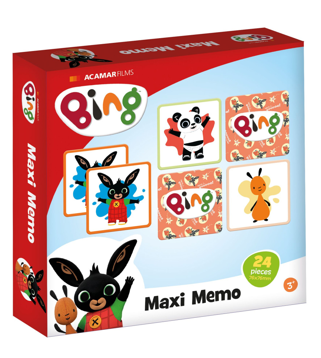 Bing Here I Go Memory-Spiel mit 24 Teilen