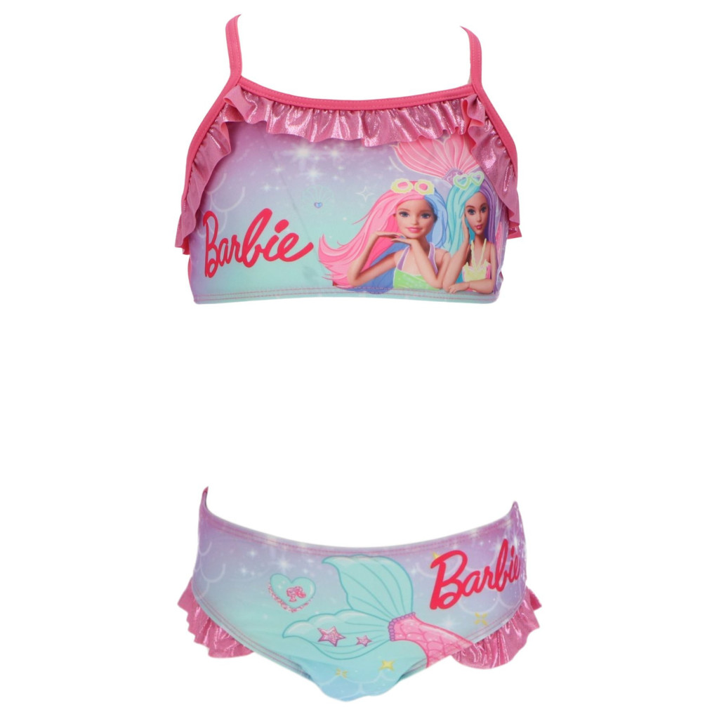 Barbie Mermaid Kinder Badeanzug, Bikini 4-10 Jahre