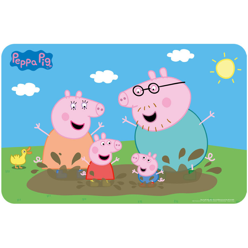 Peppa Wutz Mud Bath Tischset 43x28 cm