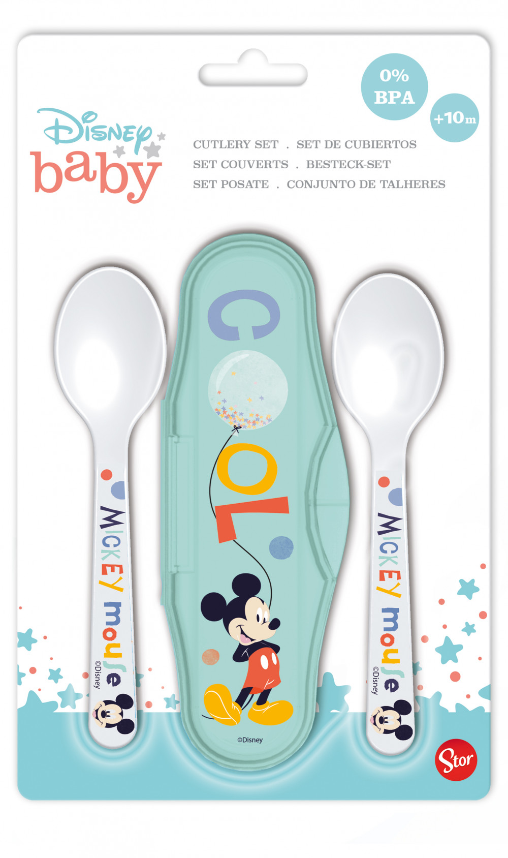 Disney Mickey  Baby Reisebesteck Set