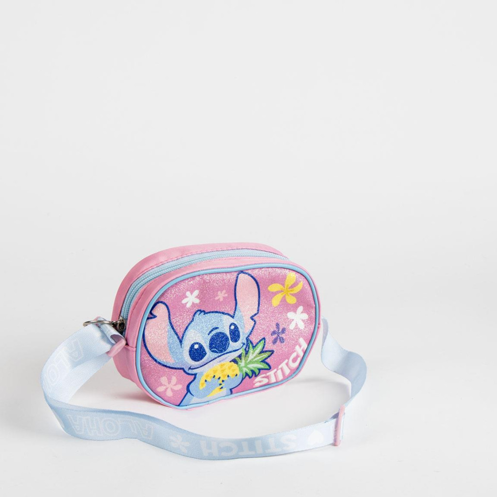 Disney Lilo und Stitch Ananas Glitzer Umhängetasche, Schultertasche