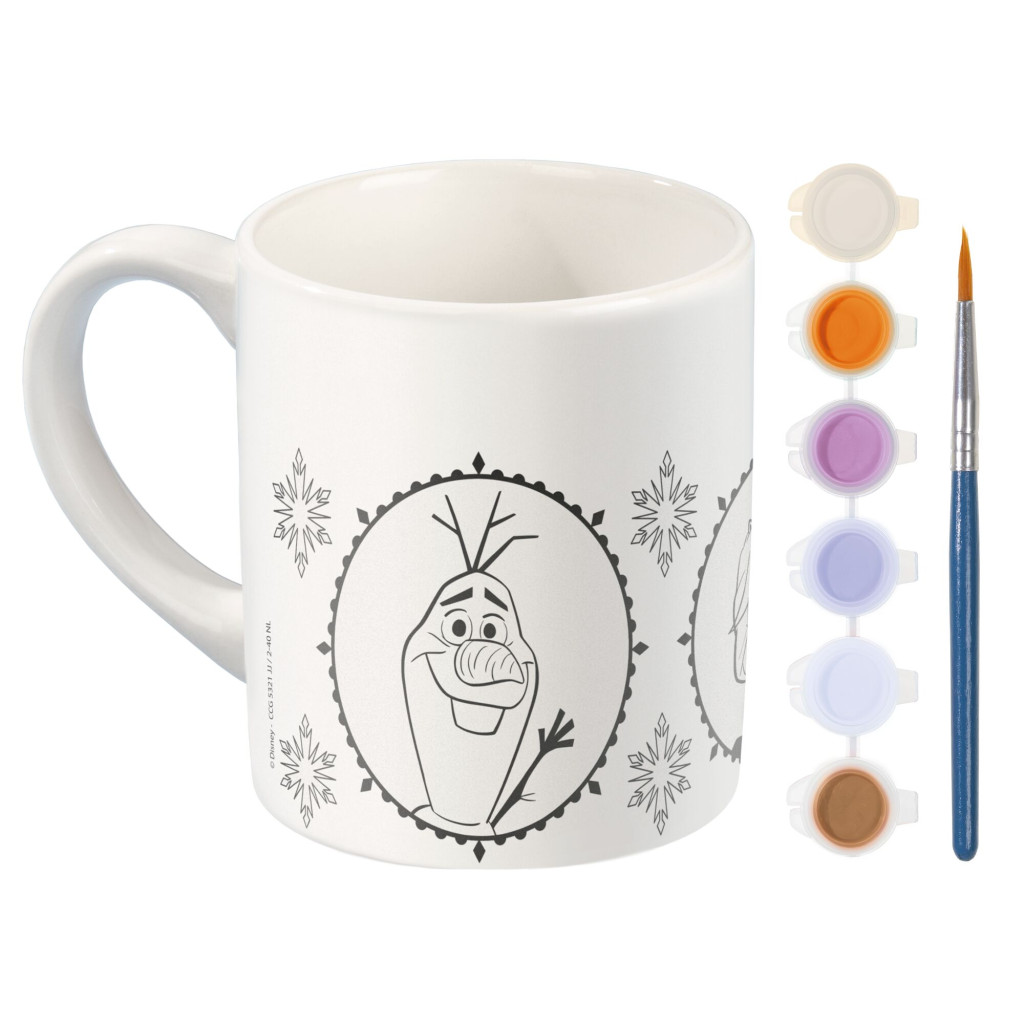 Disney Eiskönigin Destiny bemalbare Porzellantasse 235 ml Geschenkschachtel