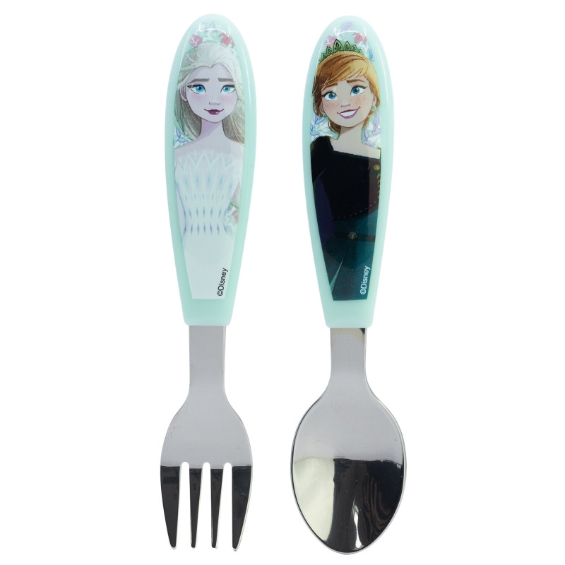 Disney Eiskönigin Snowy Tale Metall-Ergo-Besteckset - 2-teilig
