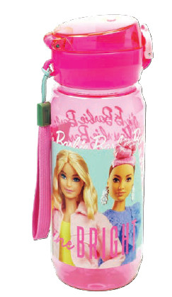 Barbie Shine Bright Kunststoffflasche mit Haken 600 ml