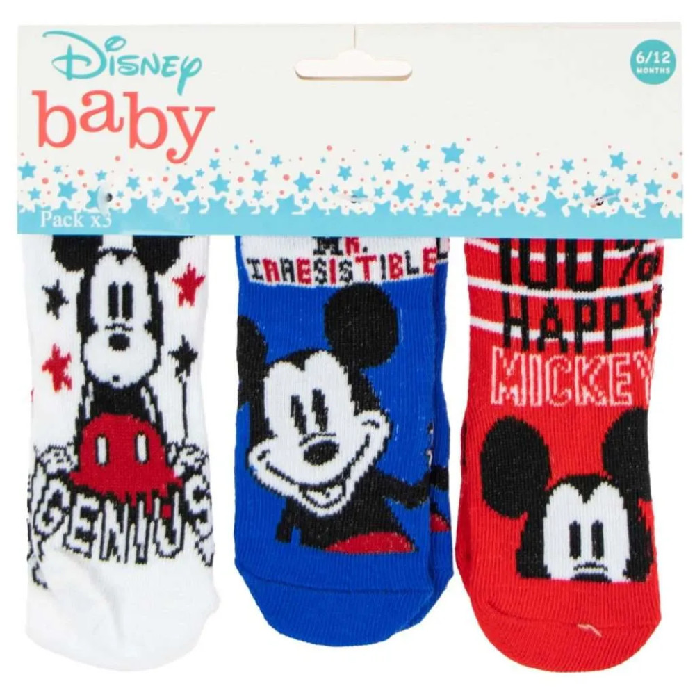 Disney Mickey  Babysocken 0-12 Monate