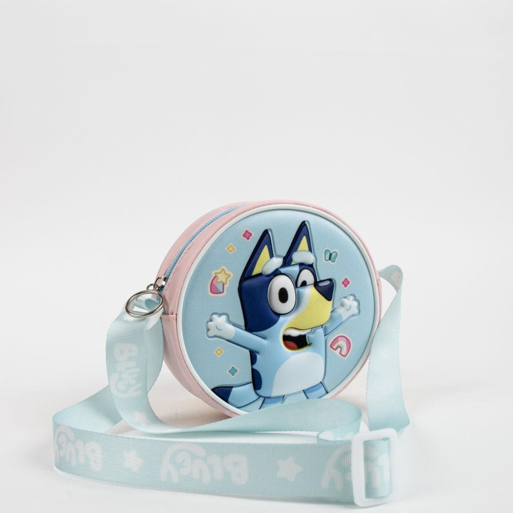 Bluey Cheerful 3D Umhängetasche