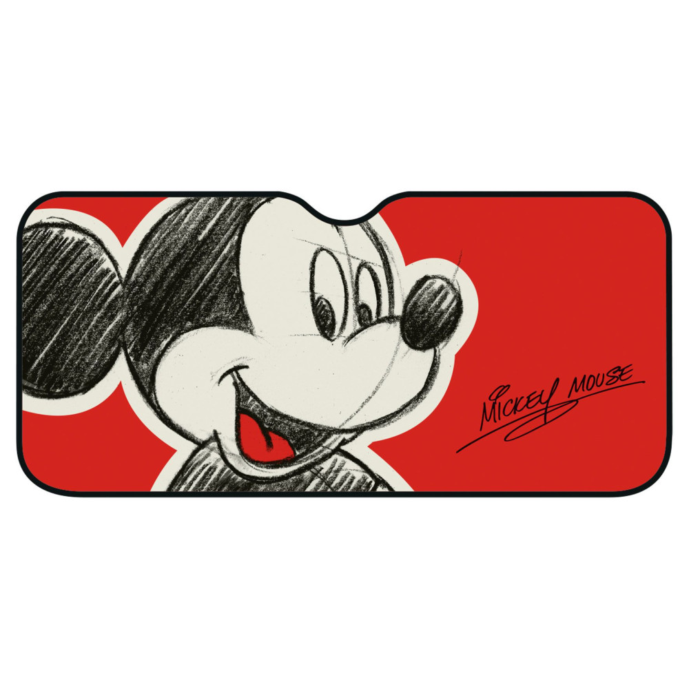 Disney Mickey  Aluminium Auto-Sonnenblende, Sonnenschutz für die Frontscheibe 130x70 cm